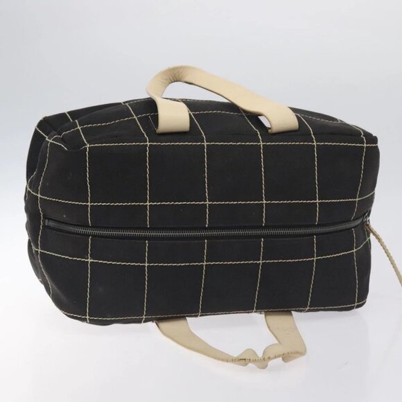CHANEL Hand Bag Canvas Black CC - Picture 6 of 14